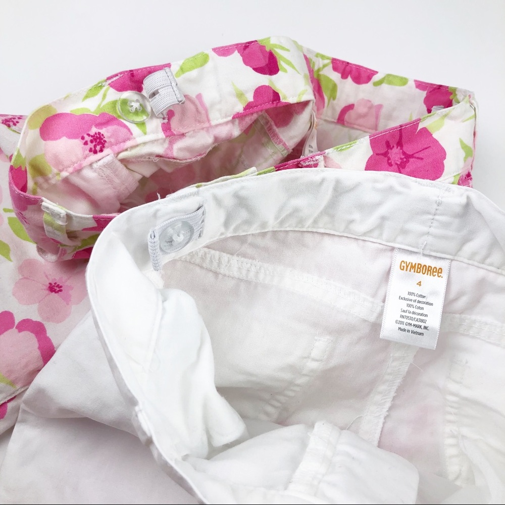 Gymboree Fairy Garden Floral Shorts Size 4 - Picture 7 of 9